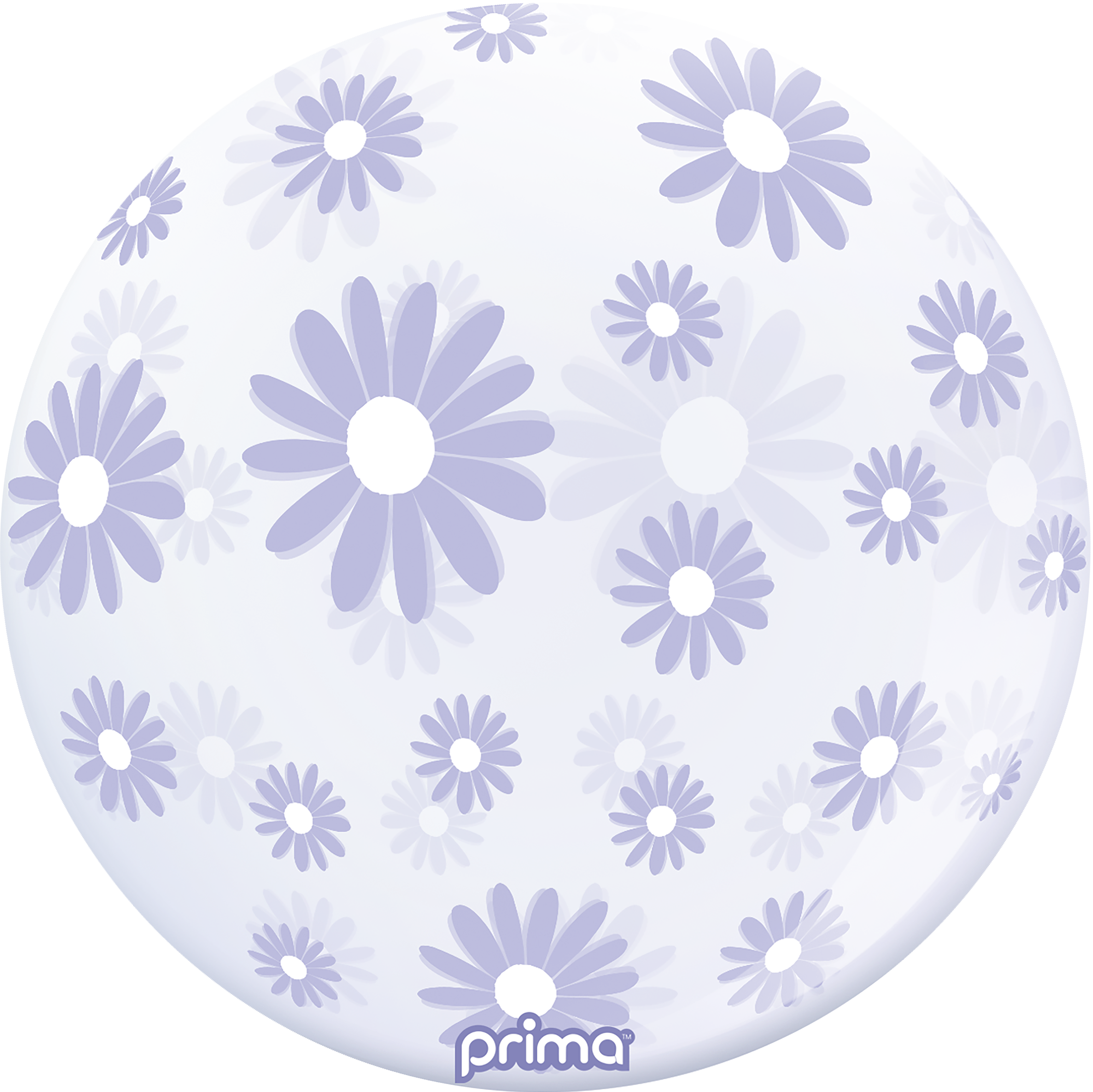 20” Pale Lavender Daisies Sphere