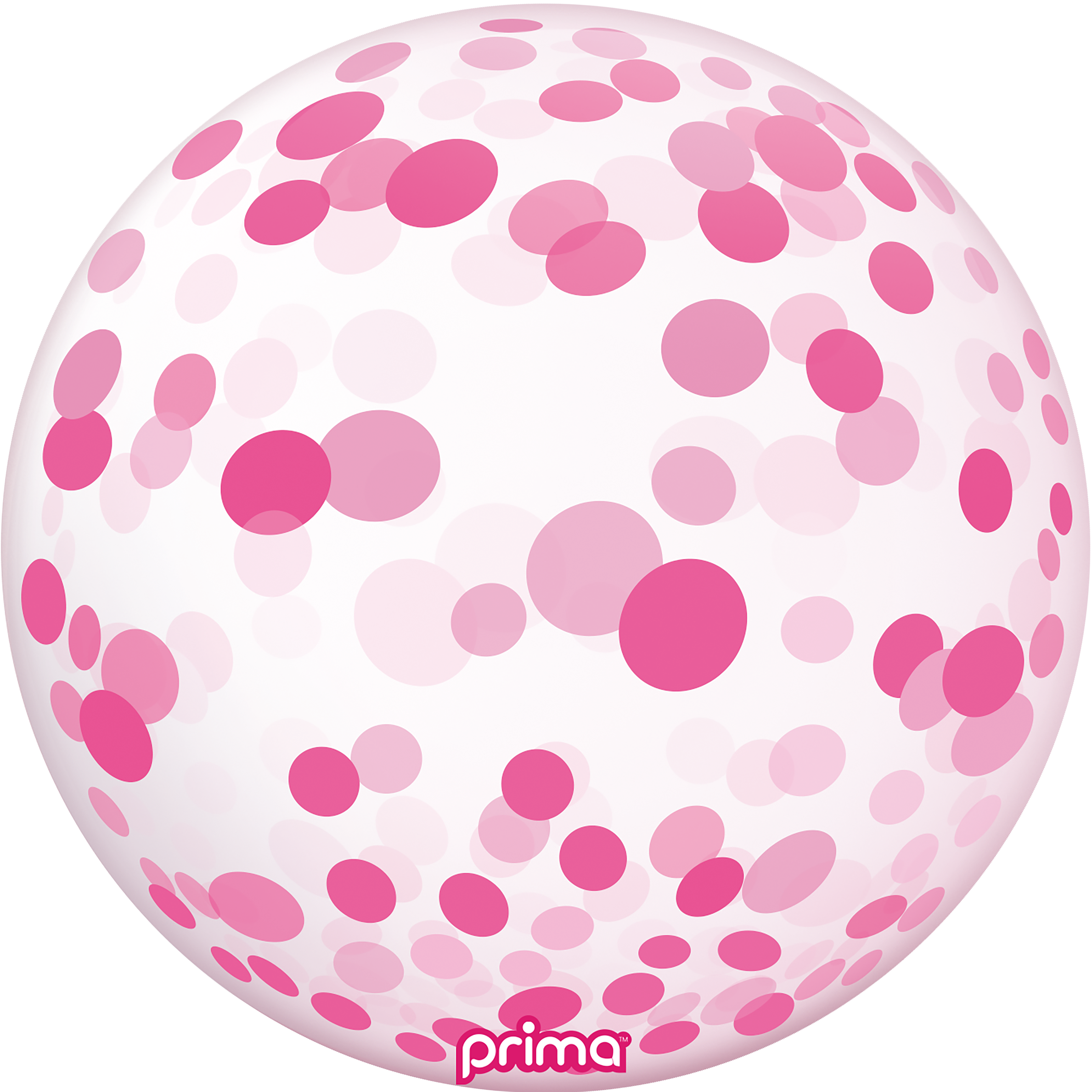 20” Pink Confetti Sphere