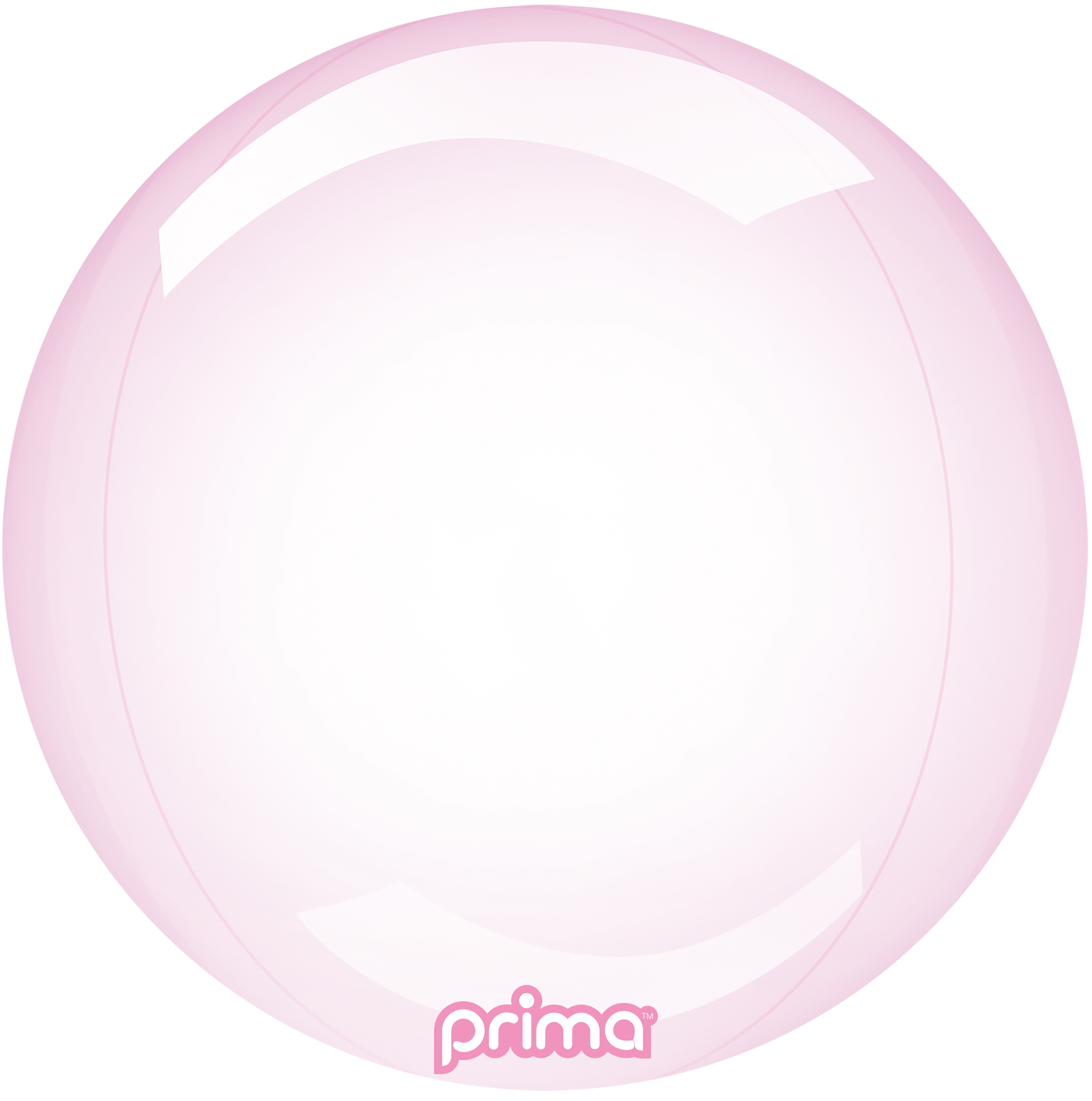 24" Pink Glass Sphere