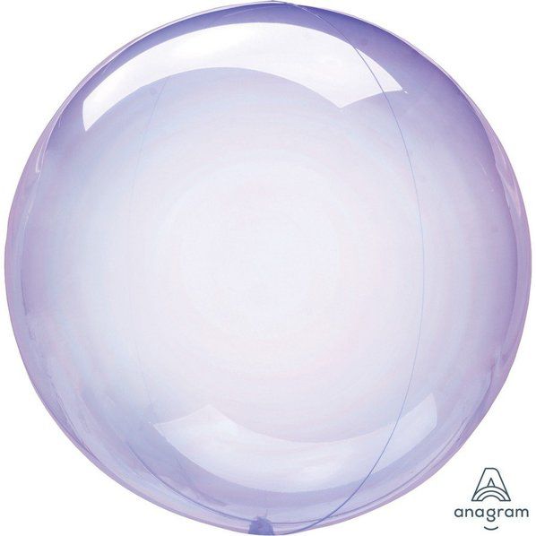 Anagram 18-22" Purple Crystal Clearz Balloon