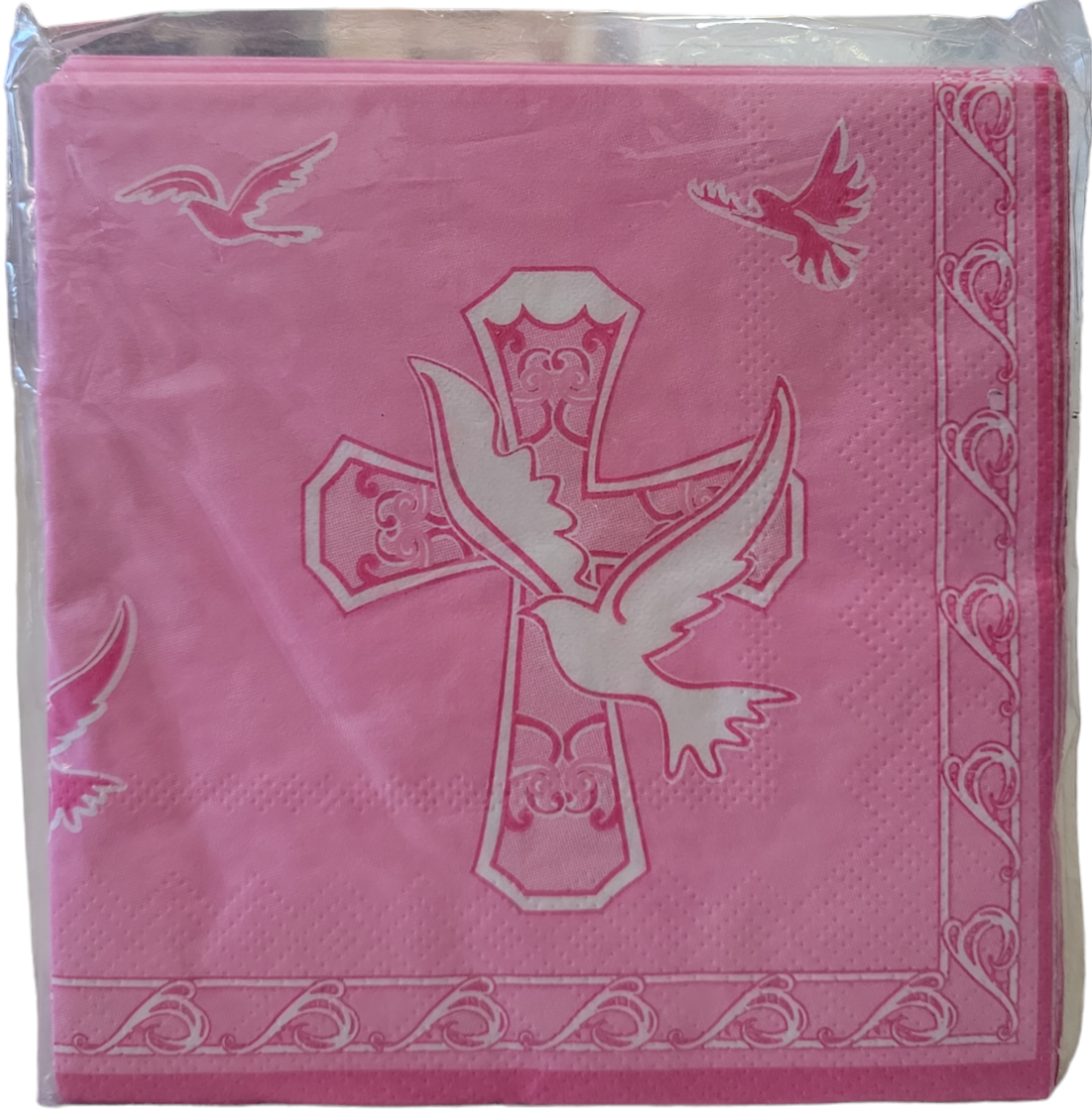 Cross Pink Napkins 16ct