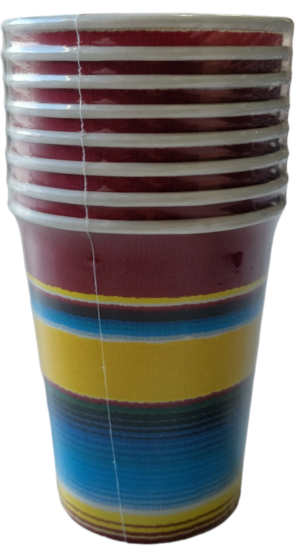 Fiesta Serape 9oz Paper Cups 8ct