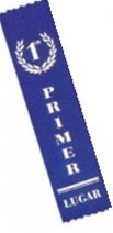 2in x 8in Spanish BLUE 1st Place Ribbon