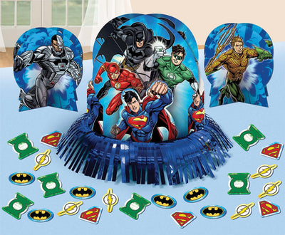 Amscan Justice League Table Decor Kit - Premium Party Distribution