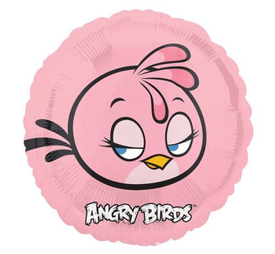 Anagram 18" Angry Birds Pink Bird Balloon - Premium Party Distribution