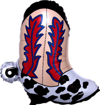 Anagram 24" Cowboy Boot Balloon - Premium Party Distribution