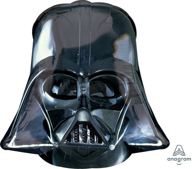 Anagram 25" Darth Vader Helmet Black Balloon - Premium Party Distribution
