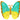 Anagram 25" Mint & Yellow Butterfly Balloon - Premium Party Distribution