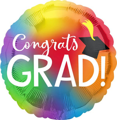 Anagram 28" Colorful Congrats Grad Balloon - Premium Party Distribution