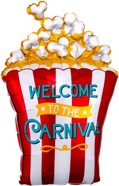Anagram 29" Carnival Popcorn Balloon - Premium Party Distribution