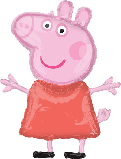 Anagram 32" Peppa Pig SuperShape Balloon 1ct - Premium Party Distribution