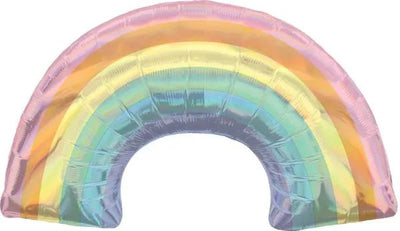 Anagram 34" Iridescent Pastel Rainbow Balloon - Premium Party Distribution