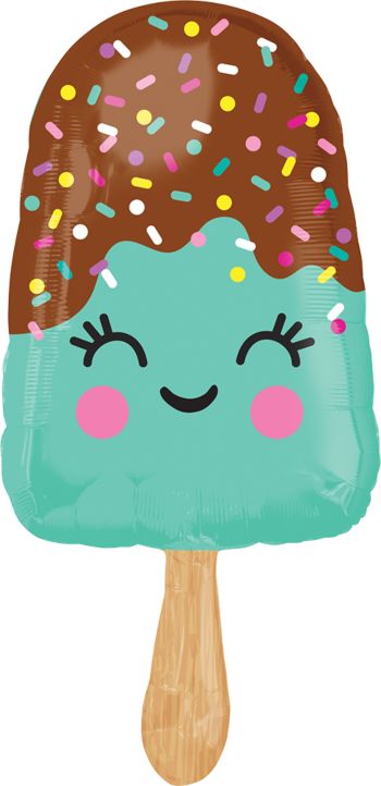 Anagram 35" Happy Ice Cream Bar Balloon - Premium Party Distribution
