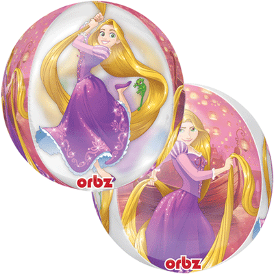 16" Tangled Clear Orbz Foil Balloon 1ct - Anagram - Premium Party Distribution