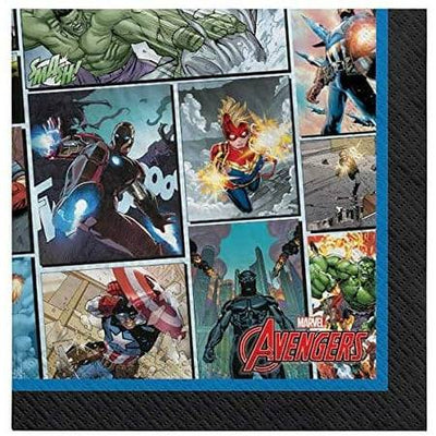 Avengers Marvel Powers Unite Beverage Napkins 16ct - Amscan - Premium Party Distribution