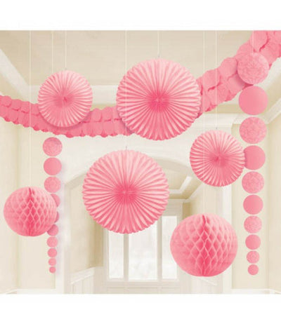 Baby Pink Room Decorating Kit 9pc - Premium Party Distribution