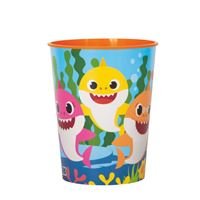 Baby Shark 16oz Plastic Stadium Cup - Unique - Premium Party Distribution