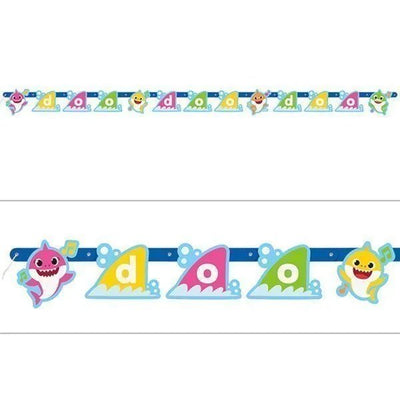 Baby Shark Large Jointed Banner 6ft - Unique - Premium Party Distribution