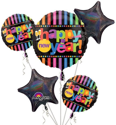 Balloon Bouquet - Bright New Year's Eve - Premium Party Distribution