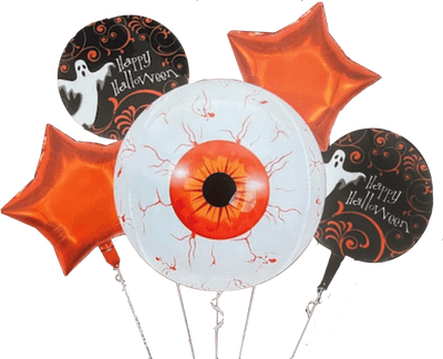 Balloon Bouquet - Halloween Eyeball - Premium Party Distribution