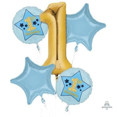 Balloon Bouquet - Happy Birthday 1st Birthday - Premium Party Distribution