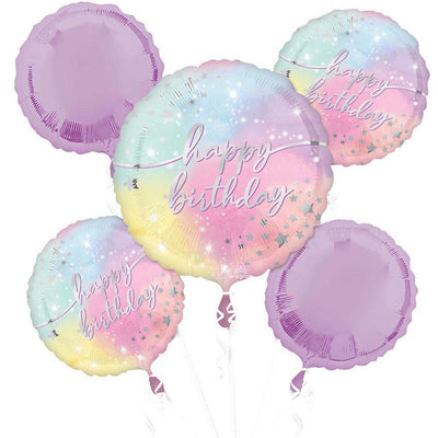 Balloon Bouquet - Happy Birthday Luminous - Premium Party Distribution