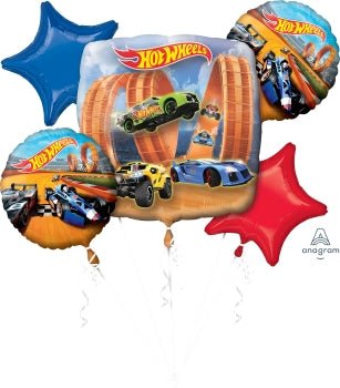 Balloon Bouquet - Hot Wheels Racer - Premium Party Distribution