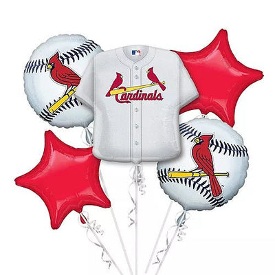 Balloon Bouquet - MLB Cardinals - Premium Party Distribution