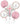 Balloon Bouquet - My First Communion Pink - Premium Party Distribution