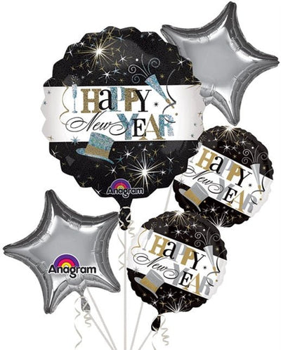 Balloon Bouquet - New Year Elegant Celebration - Premium Party Distribution
