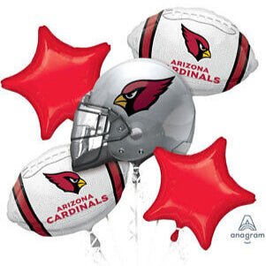 Balloon Bouquet - NFL Arizona Cardinals - Premium Party Distribution