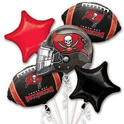 Balloon Bouquet - NFL Buccaneers (5ct) - Premium Party Distribution