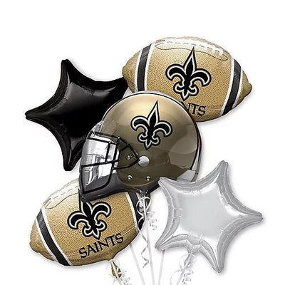 Balloon Bouquet - NFL Saints - Premium Party Distribution