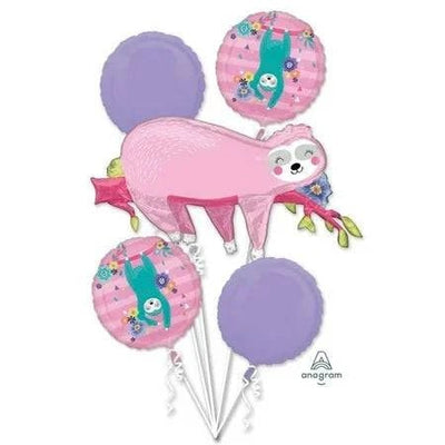 Balloon Bouquet - Pink Sloth - Premium Party Distribution