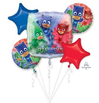 Balloon Bouquet - PJ Masks (5ct) - Premium Party Distribution