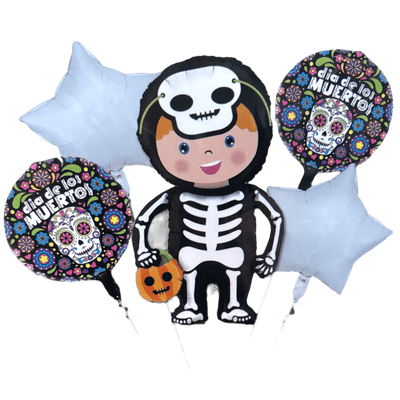 Balloon Bouquet - Skeleton - Premium Party Distribution
