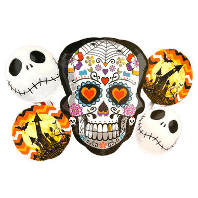 Balloon Bouquet - Skull - Premium Party Distribution