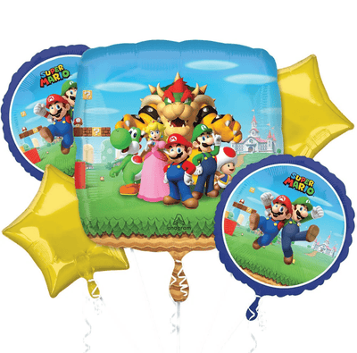 Balloon Bouquet - Super Mario - Premium Party Distribution