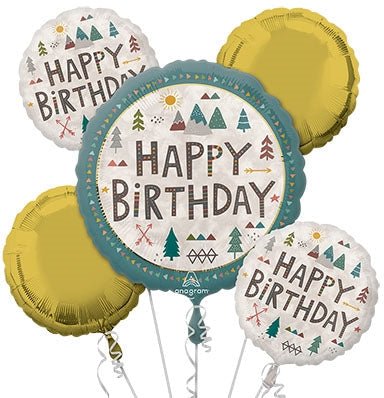 Balloon Bouquet - Wilderness Birthday - Premium Party Distribution