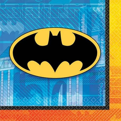 Batman Beverage Napkins 16ct - Premium Party Distribution