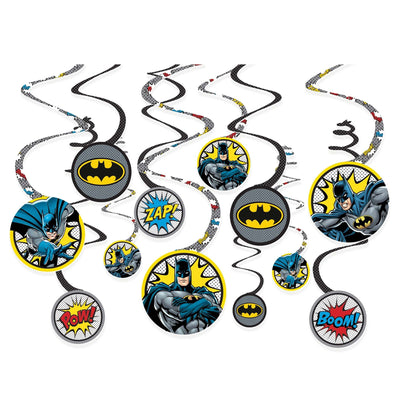 Batman™ Heroes Unite Spiral Decorations - Premium Party Distribution