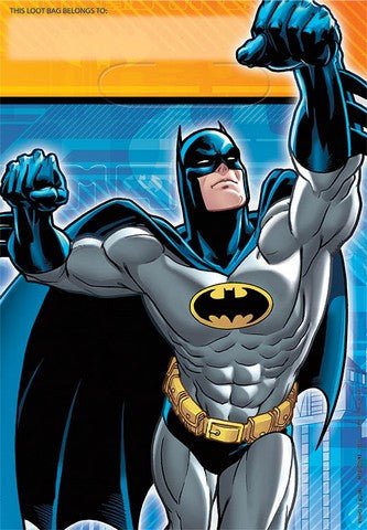 Batman Loot Bags 8ct - Premium Party Distribution