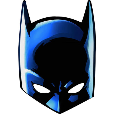 Batman Paper Masks 8ct - Premium Party Distribution