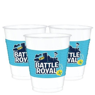 Battle Royal 16oz Plastic Cups 8ct - Premium Party Distribution