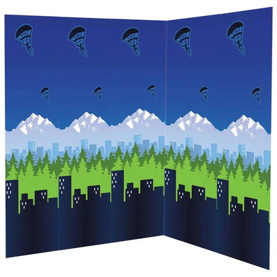 Battle Royal Plastic Backdrop Roll - Premium Party Distribution