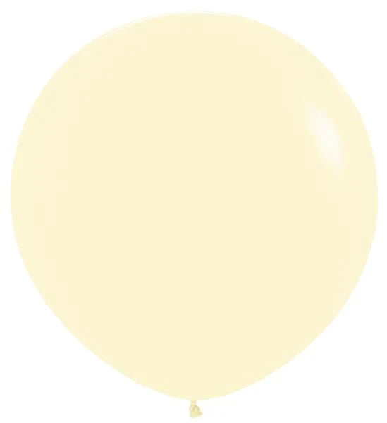 36" Pastel Matte Yellow (2ct) - Sempertex