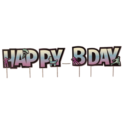 Birthday Yard Sign - Battle Royal - Premium Party Distribution