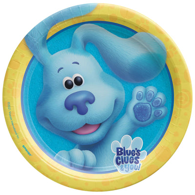 Blues Clues 9" Round Plates 8ct - Premium Party Distribution