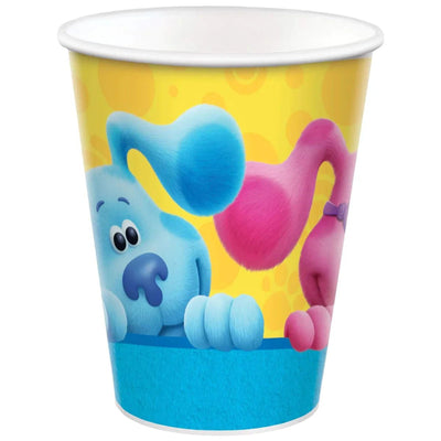 Blue's Clues 9oz Paper Cups 8ct - Premium Party Distribution