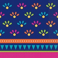 Boho Fiesta Luncheon Napkins 20ct - Unique - Premium Party Distribution